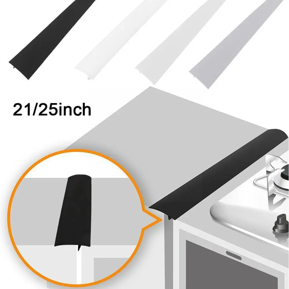 

Stove Counter Cover T-shaped Silicone Rubber Strip For Kitchen Oil-gas Slit Filler Heat Resistant Mat Oil Dust Water Se M4x1