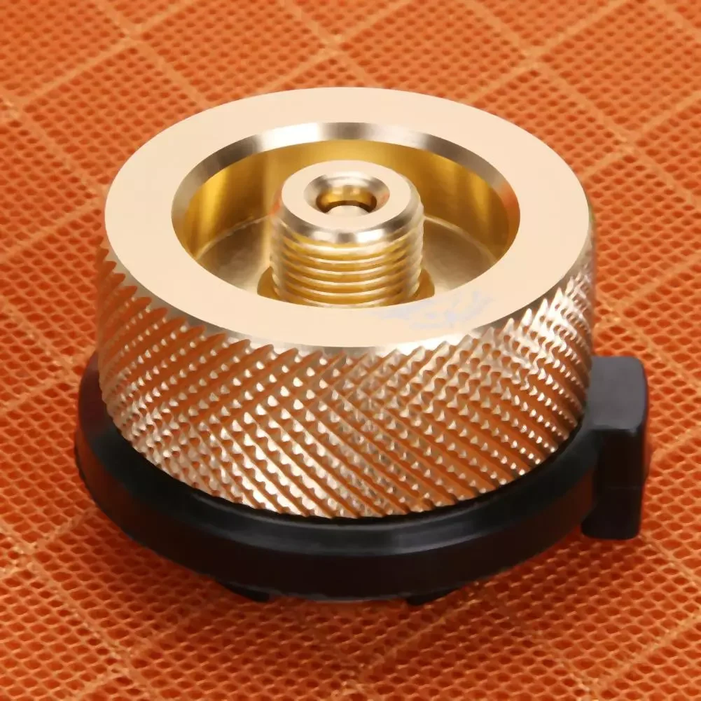 

Outdoor Camping Hiking Stove Burner Conversion Head Gas Stove Converter Connector Auto-off Gas Cartridge Tank Cylinder Adapter