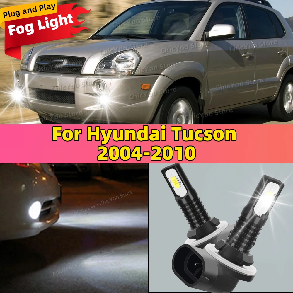 

20000LM Автоматические противотуманные фары Canbus Автомобильные противотуманные фары 6000K Белый 12 В для Hyundai Tucson 2004 2005 2006 2007 2008 2009 2010