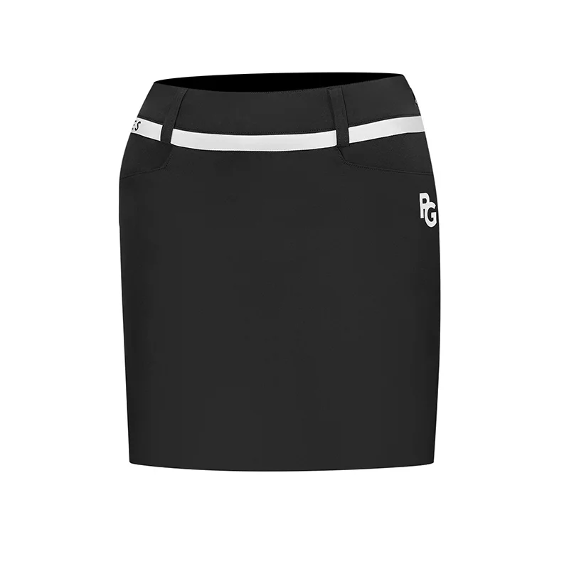 

2022 New Spring Summer Women's Clothing Golf Slim Short Skirt Outdoor Leisure Breathable Anti-Glare Shorts White Sports Skirt