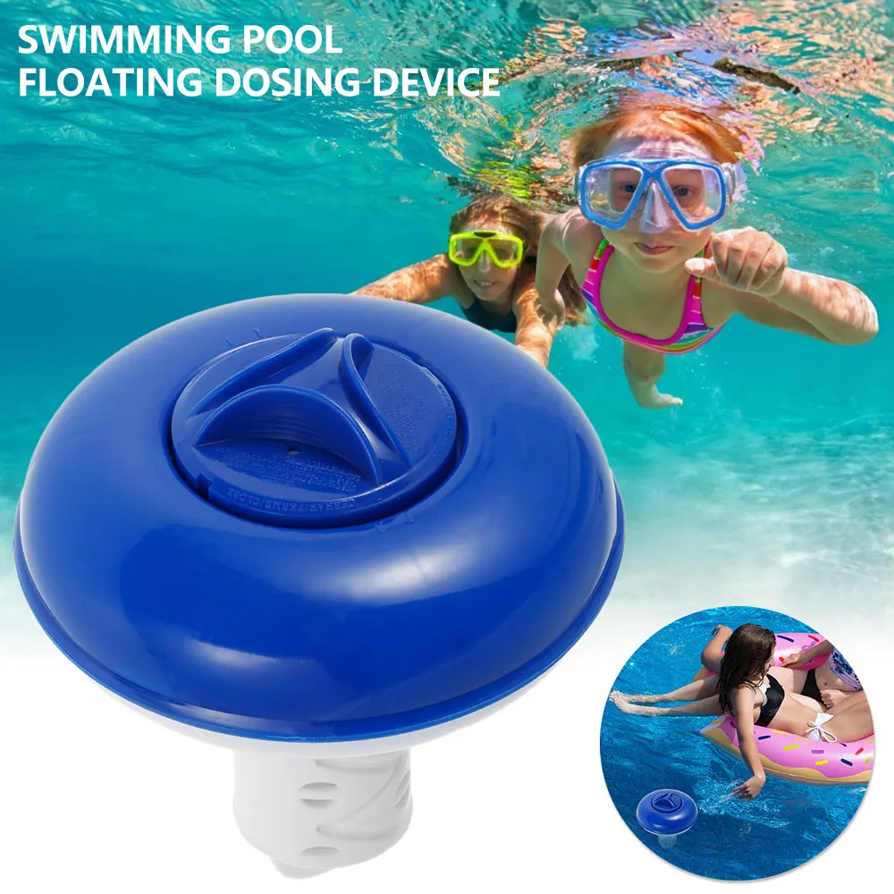 

Automatic Applicator Pump Swimming Pool Floating Chemical Chlorine Dispenser Disinfection Swimming Pool Accessories Tub Cleaner