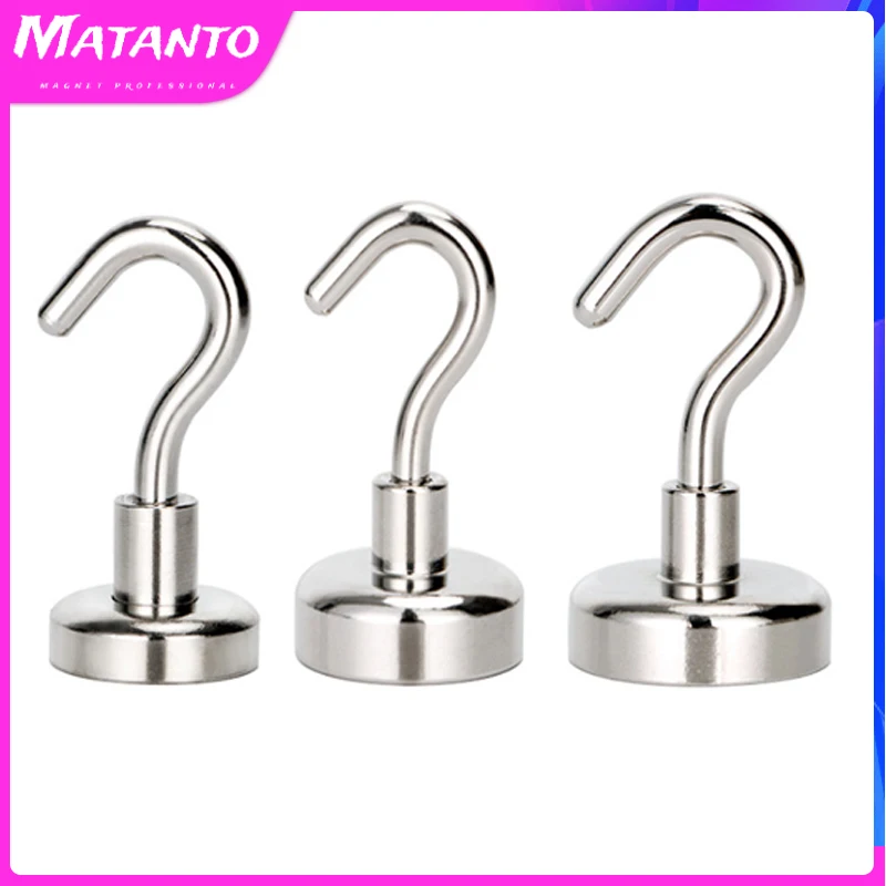 

20PCS Magnetic Hook Neodymium Magnet Hooks Heavy Duty Wall Hooks Home Kitchen Bar Storage Organization магнит مغانط