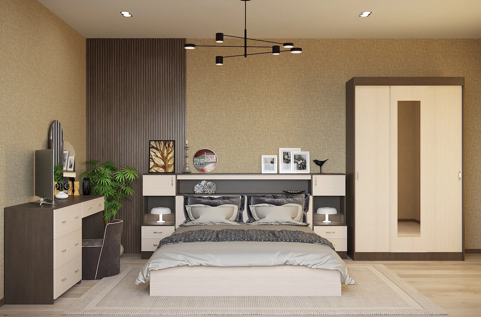 Спальный гарнитур &quotБася-2 (трельяж)&quot |