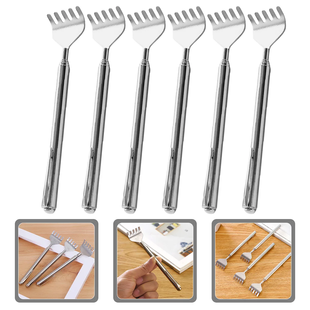 

6 шт., скребок для спины и спины с длинной ручкой