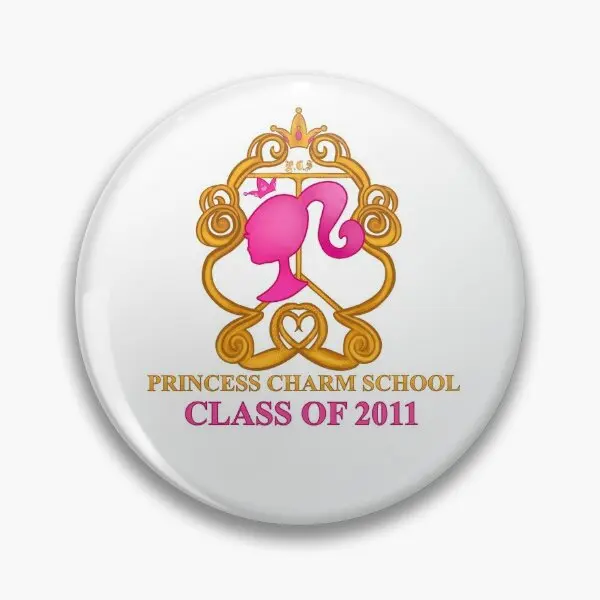 

Princess Charm School Class Of 2011 Soft Button Pin Clothes Fashion Metal Collar Decor Funny Lover Cartoon Gift Brooch Creative