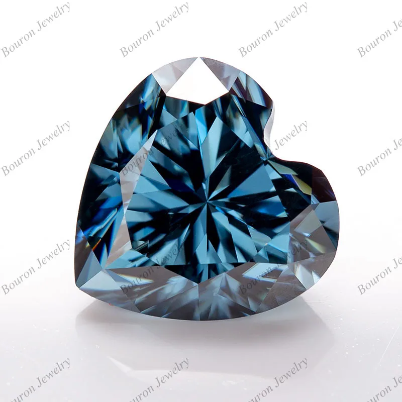 

100% Pass Moissanite Diamond Tester Heart Cut Loose Gemstone 100% Natural Moissanite GRA Certificated