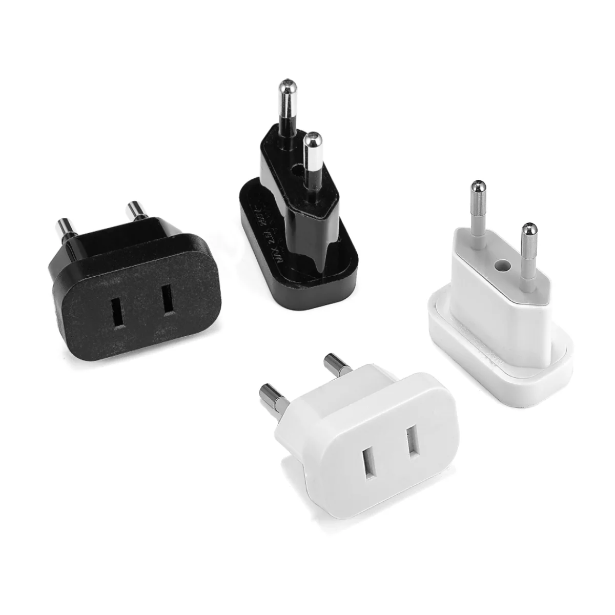

EU Plug Adapter 2Pin Type C Power Adaptor AC Converter Outlet American US To EU Euro European Russia Israel BR Travel Adapter
