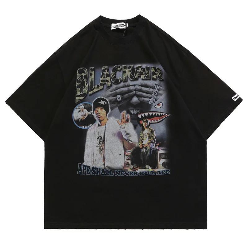 

2022 Men T Shirt Hip Hop Streetwear Letter Print Graphic T Shirts Harajuku Vintage Summer Gothic Cotton Short Sleeve Tops Tees