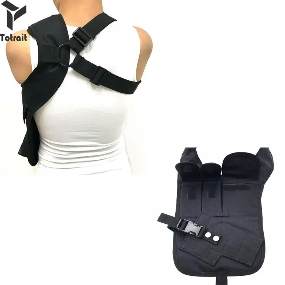 

Tactical New TOtrait High Quality Portable Outdoor Hidden Security Multifunction Shoulder Pistol Holsters Holder Bag