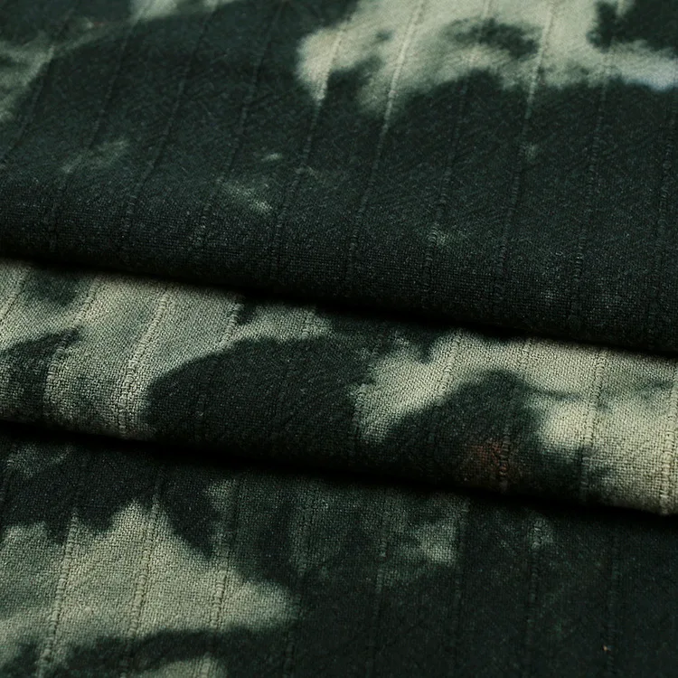 

Cotton and Linen Handmade Tie-dye Fabric Vintage Tie-dye Autumn and Winter Thick Chinese Clothing Bag Fabric