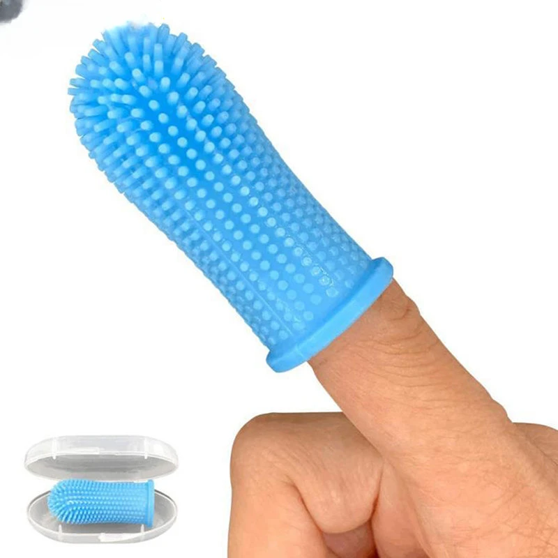 

Pet Silicone Toothbrush Finger Super Soft Toothbrush Cat Dog Toothbrush Pet Breath Tartar Teeth Tools Dog Dental Care Finger