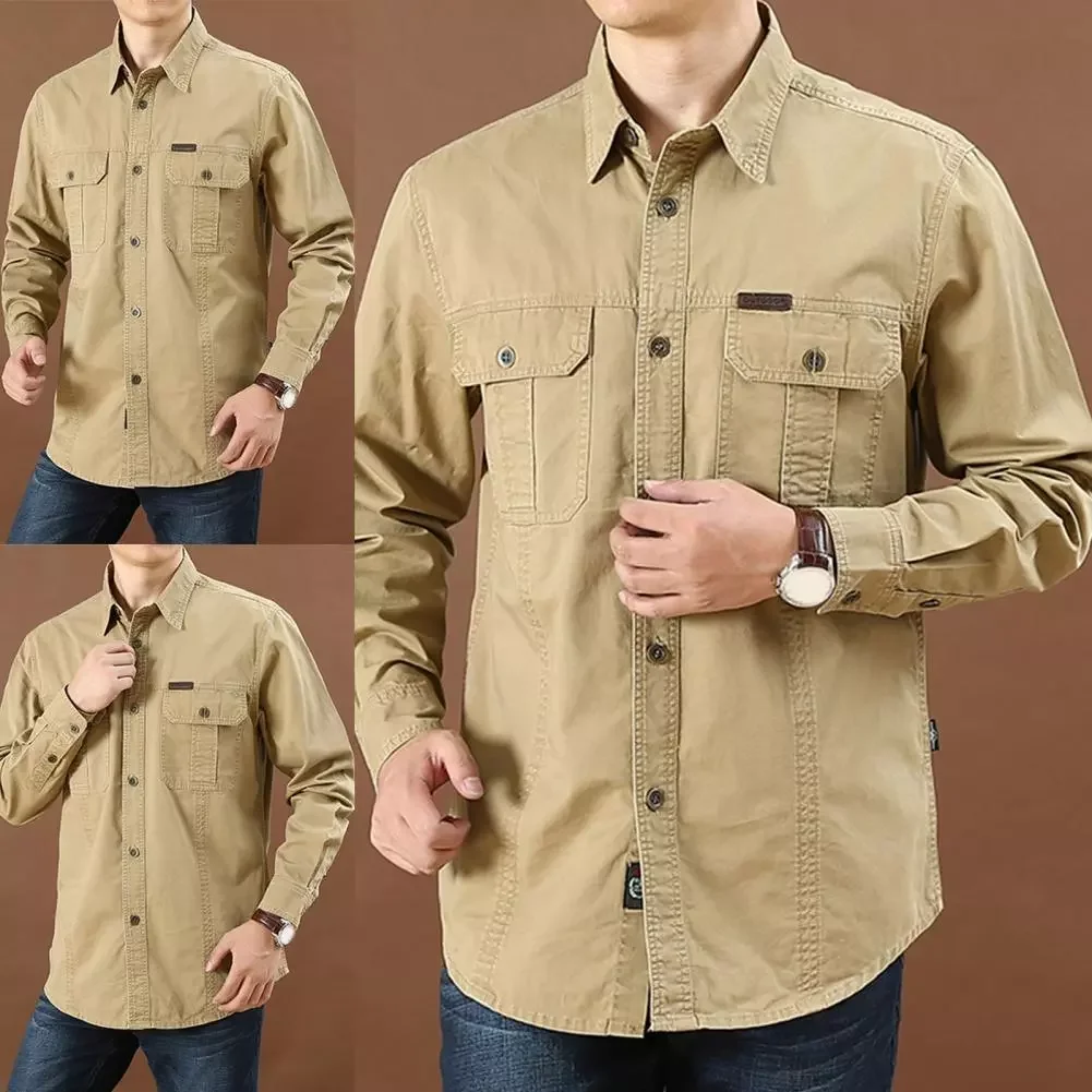 

Simple Terrific Leisure Spring T-shirt Loose Men Top Hard-wearing for Work