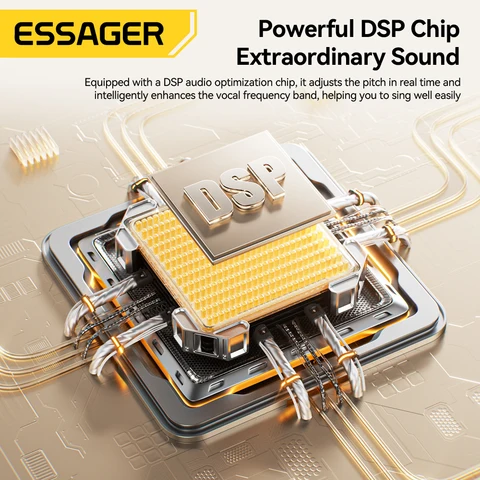 Essager Type-C проводные наушники с микрофоном