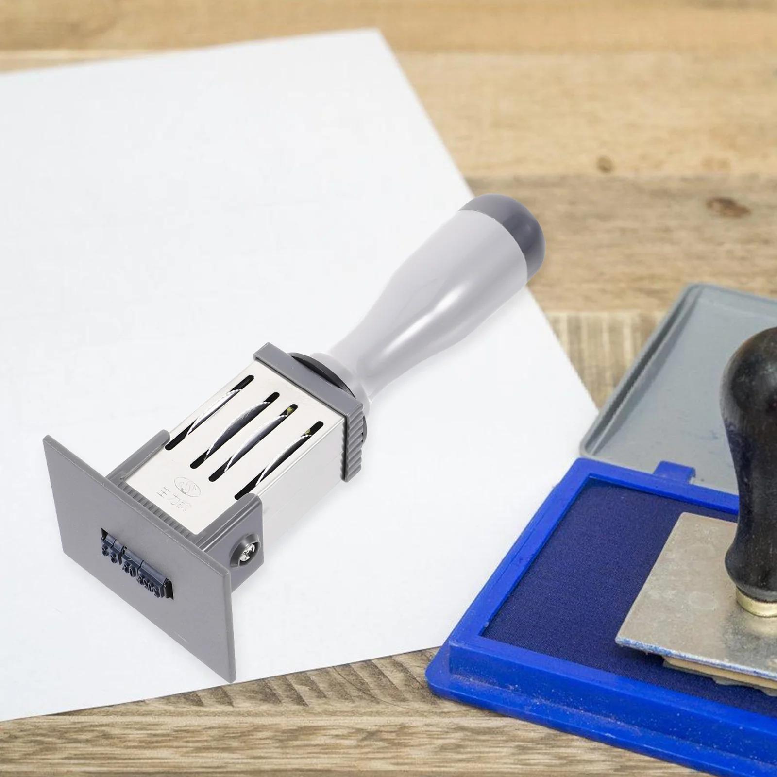 Ручной штамп для даты материал портативный многоцелевой офисный номер день