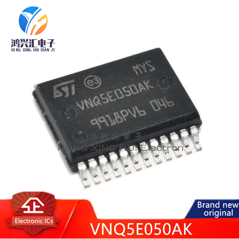 

VNQ5E050AK ограничение тока SW 4-в-1 4-выход до 38A автомобильный 24-контактный PowerSSO EP T/R