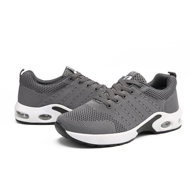 JIEMIAO Quality Running Shoes Light Breathable Mesh Air Cushion Men Shoes Outdoor Casual Sport Shoes Women Fashion Sneakers