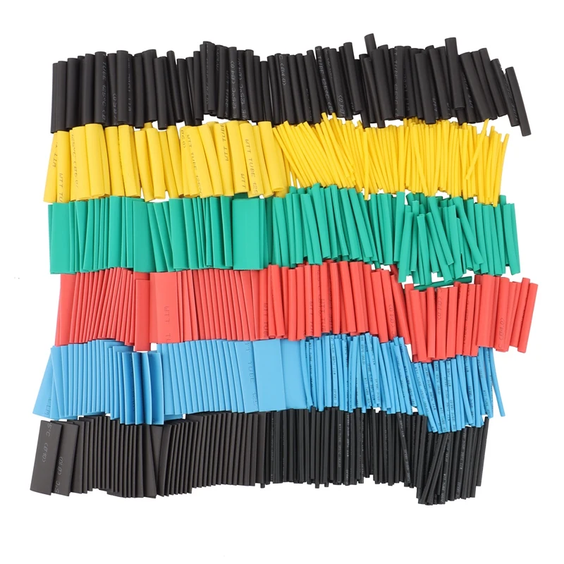

1060PCS Heat-Resistant Tube, Insulation Shrinkable Flame-Retardant Color Halogen-Free Environmental Protection Casing