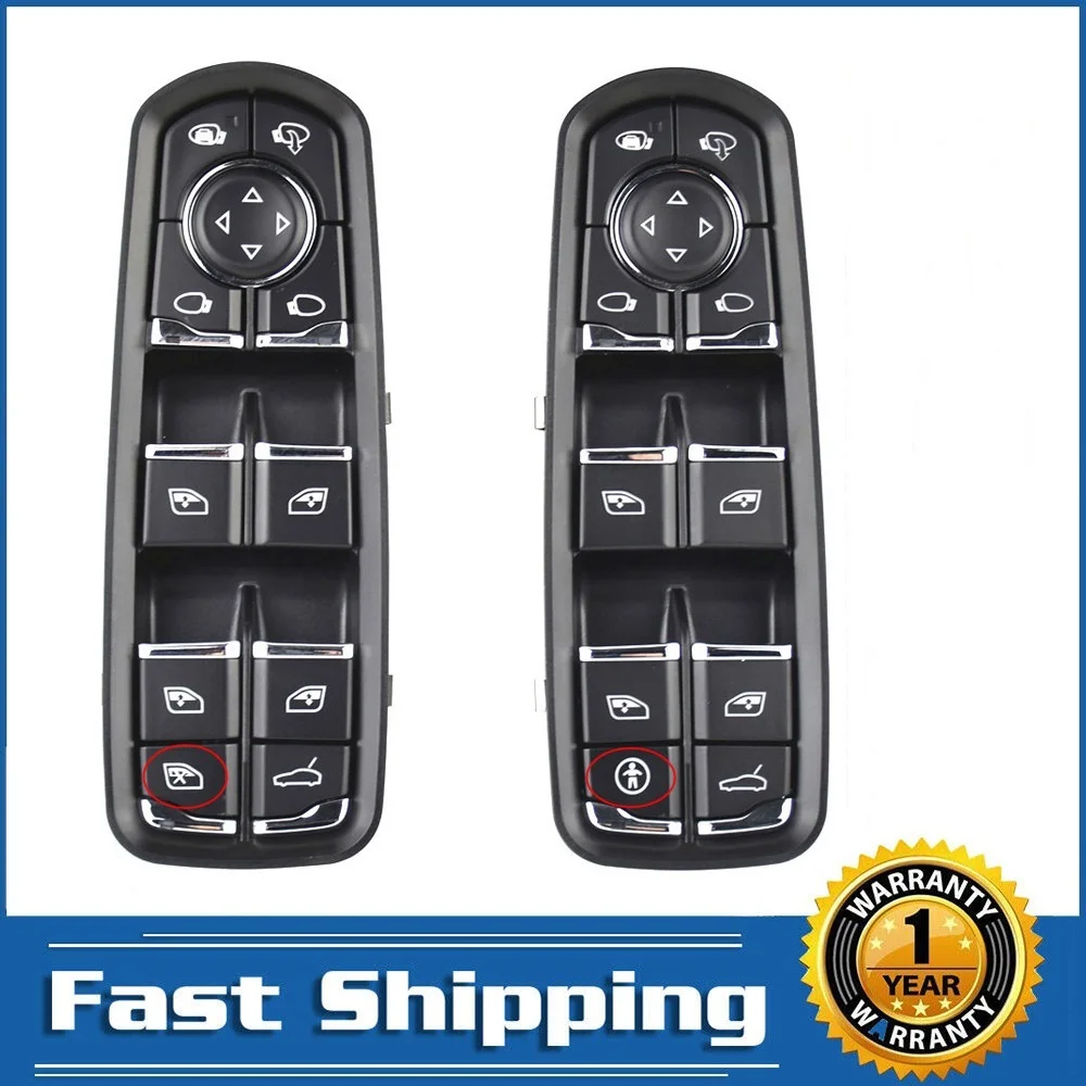 

For Porsche Panamera Cayenne Macan Power Passenger Driver Window Control Switch Button Console 2010-2018 Car Accessories