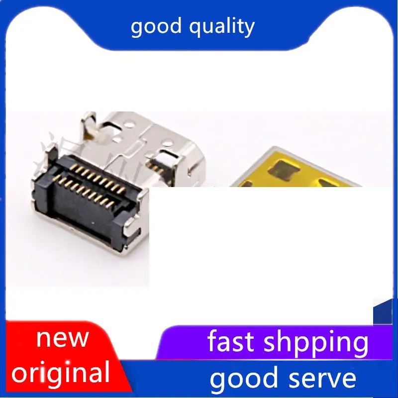 10 шт. Оригинальный Новый гнездовой разъем MICRO HDMI для сиденья D Тип 19P четыре контакта полный разъем для микрофона разъем интерфейса высокой четкости