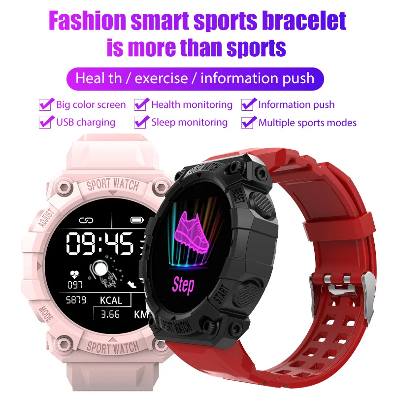 

NEW 2022 Smart Watch Color Screen Heart Rate Monitoring Exercise Pedometer Heart Rate Blood Oxygen Smart Phone Watch Men Women