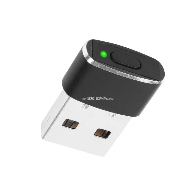 Мышь Jiggler Undetectable Mini с кнопками переключателей Портативная беспроводная USB-мышь