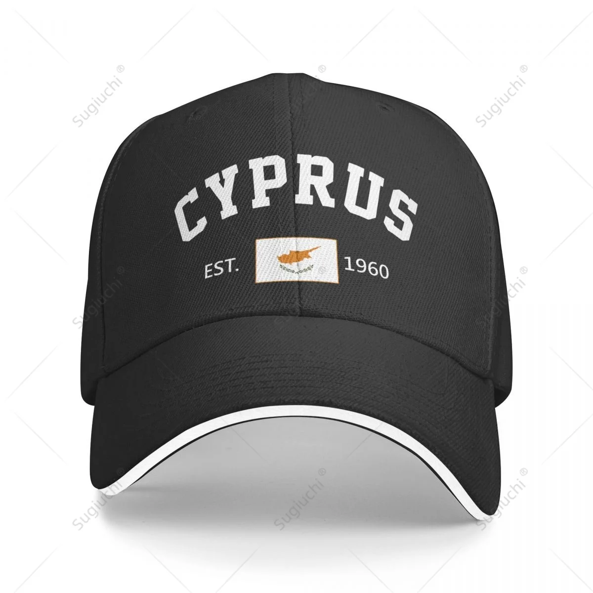 Бейсбольная кепка Cyprus EST.1960 День независимости для мужчин и женщин унисекс