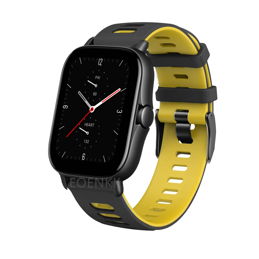 Ремешок для умных часов Amazfit GTS 2/2e силиконовый браслет Xiaomi GTR 2 2e/Bip S/U Pro/GTS Mini |