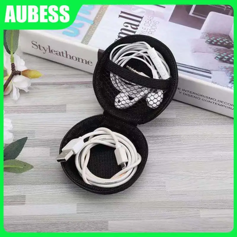 

Storage case Headphone bag Earphone bag earphone earphone, earplug, portable storage coin bag, hard box holder earphone stor