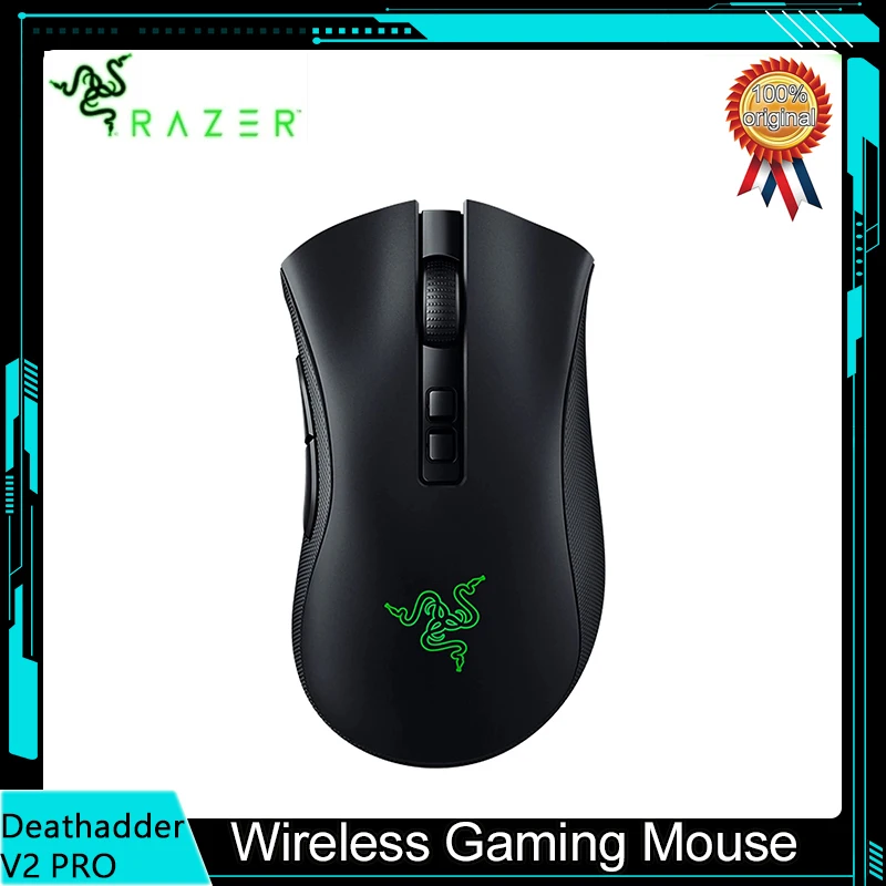 

Razer DeathAdder V2 Pro Wireless Gaming Mouse 20K DPI Optical Sensor Chroma RGB Lighting 8 Programmable Buttons New Original