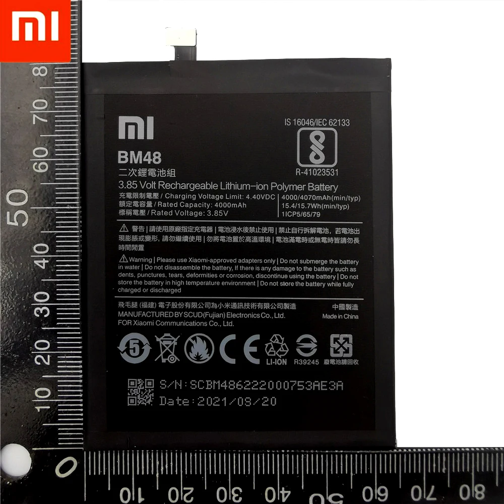 original phone battery for mi note2 battery xiaomi mi note 2 bm48 batteries bateria for xiaomi note2 gift tools stickers free global shipping