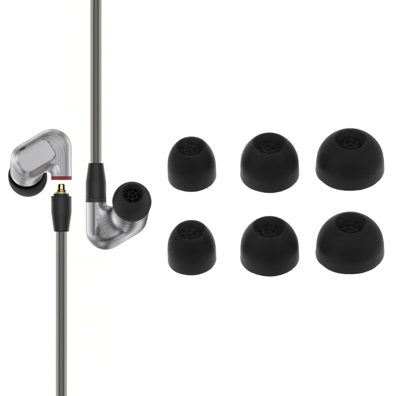 

6Pcs Silicone In-Ear Bluetooth-compatible Earphone for Sennheiser IE900 Covers Ear Caps Pads Bud Earbuds Eartips