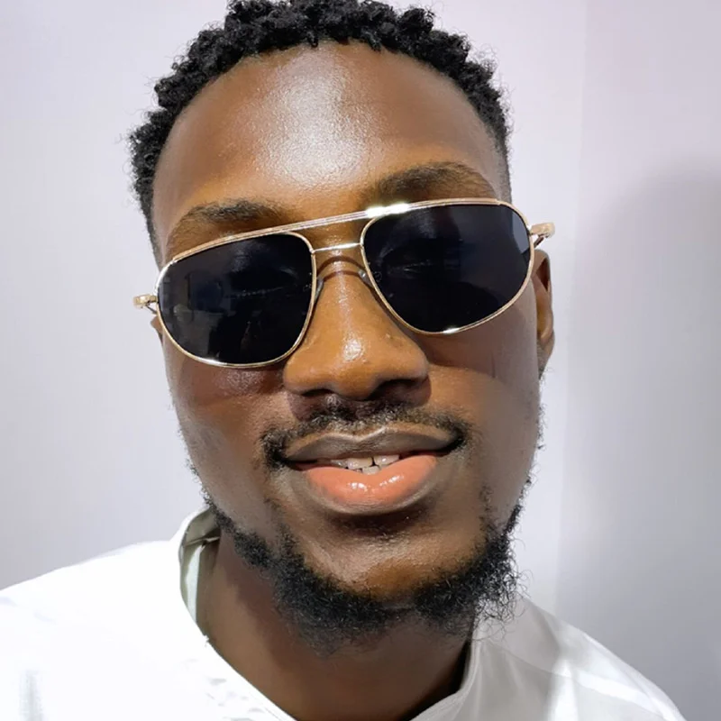 Солнцезащитные Очки-пилоты В Стиле Ретро Для Мужчин И Женщин Винтажные Маленькие