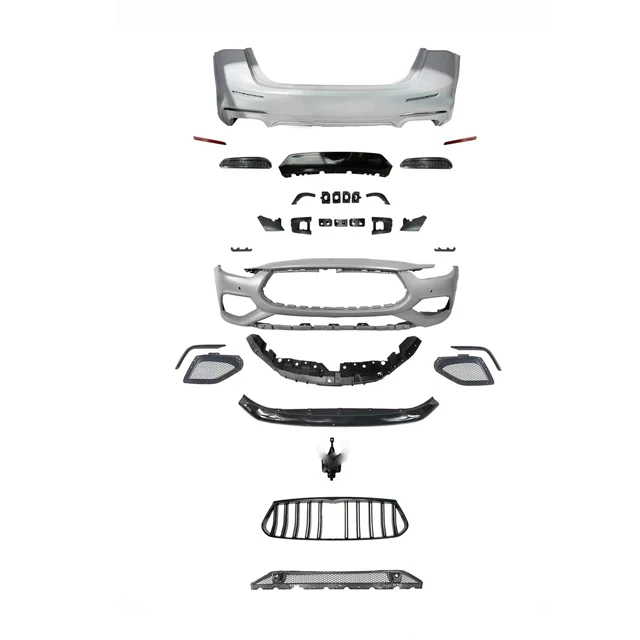 Автомобильный бампер в стиле Trofeo передняя губа задний диффузор боковая юбка