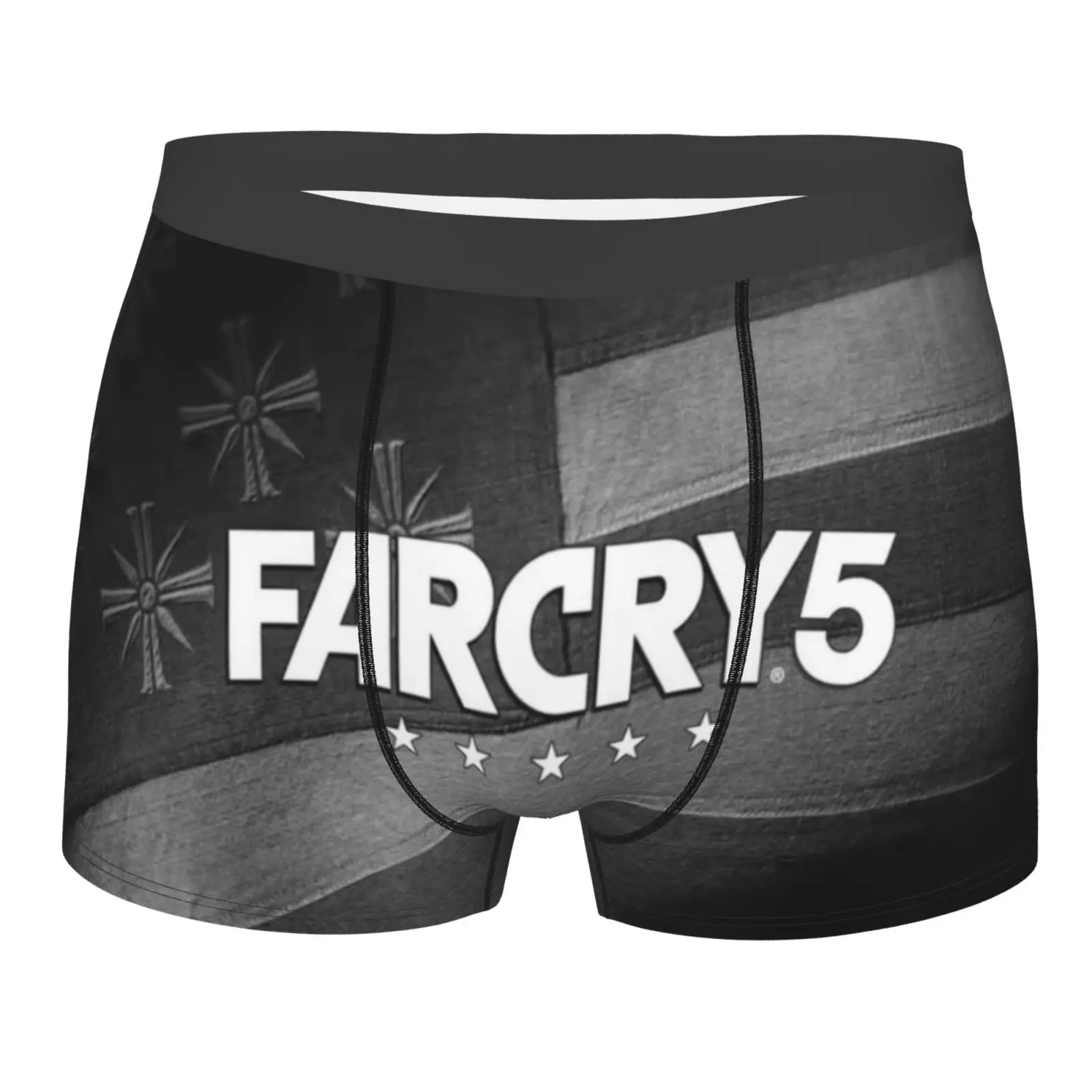 Far Cry 5-Calzoncillos bóxer para hombre y mujer, ropa interior Sexy elástica, lote de bragas y pantalones cortos estampados, 1275