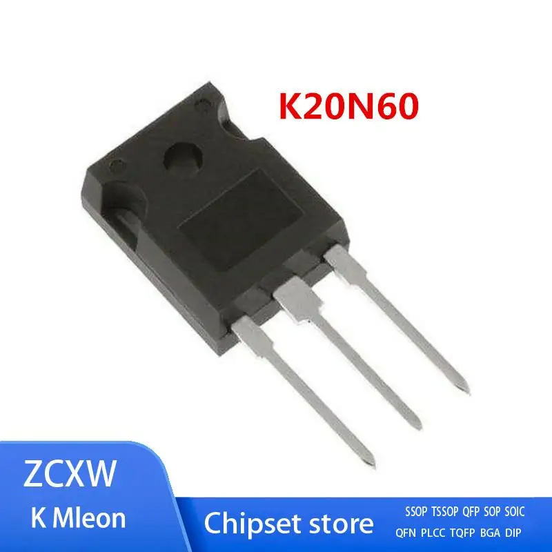 10 шт./партия новинка K20N60 SKW20N60 |