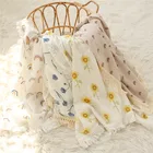 Детское муслиновое одеяло, Пеленальное Одеяло, детское одеяло с кисточками из органического хлопка, детское одеяло, Пеленальное Одеяло для новорожденных, одеяло для маленьких девочек и мальчиков