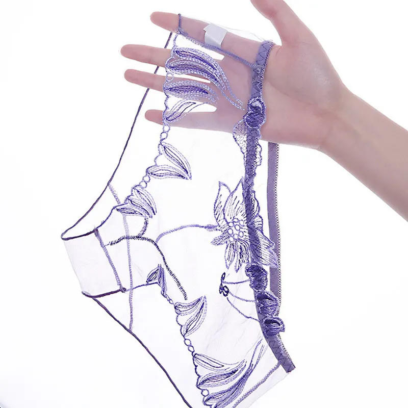 Женские трусики 1 шт. ультратонкие Бесшовные прозрачные сетчатые нижнее белье