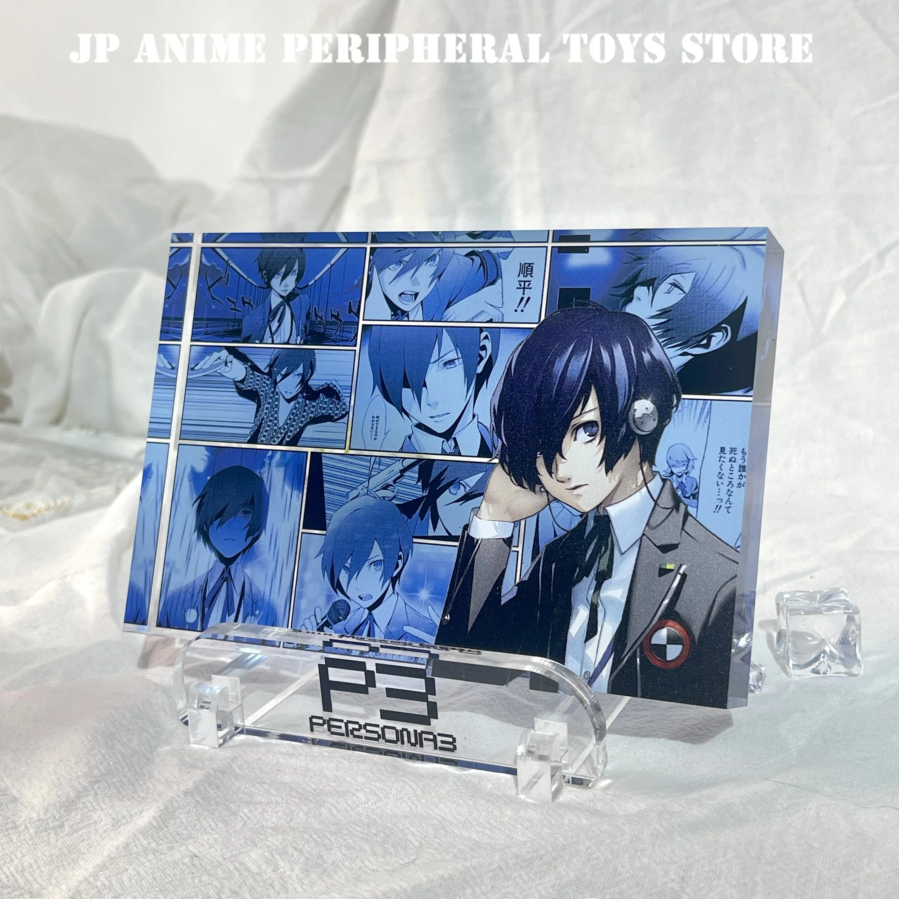 Новый аниме Persona 5 персонаж Akechi Goro игра акриловый кирпич декор для дисплея фигурка