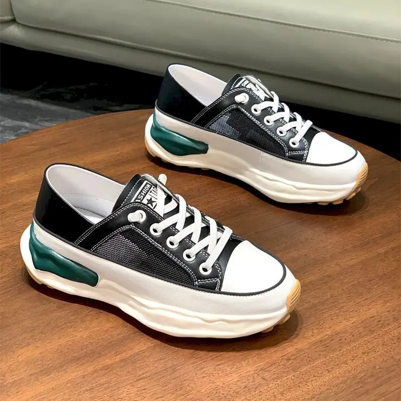 

Womens Shoes Summer Trendy Casual Sneakers Breathable Mesh Dissolving Forrest Shoes Thick Bottom All-match Fashion Sports Shoes