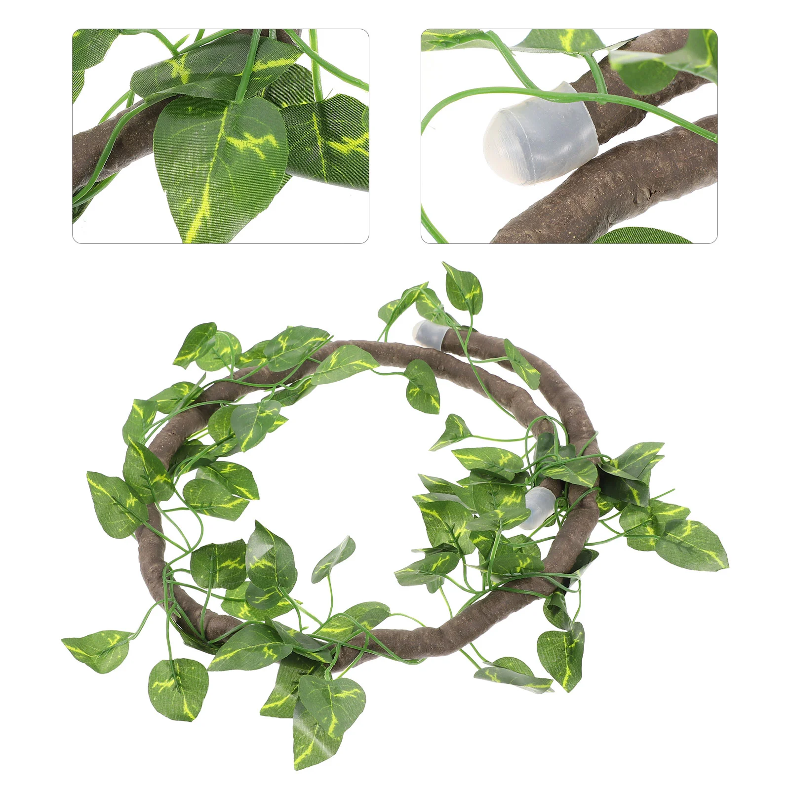 

Habitat Reptile Branch Climbing Terrarium Decoration Vine Pet Decor Leaf Lizard Ornaments Jungle Bendable Tank Accessories Climb