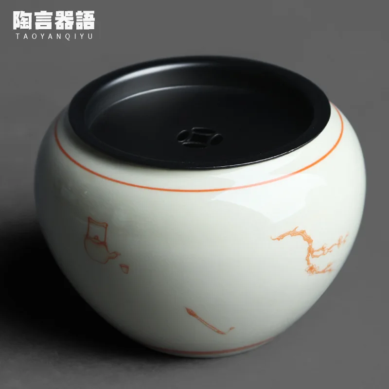 

Ведро для мытья чая Jingdezhen из японского дзен-чайного столика