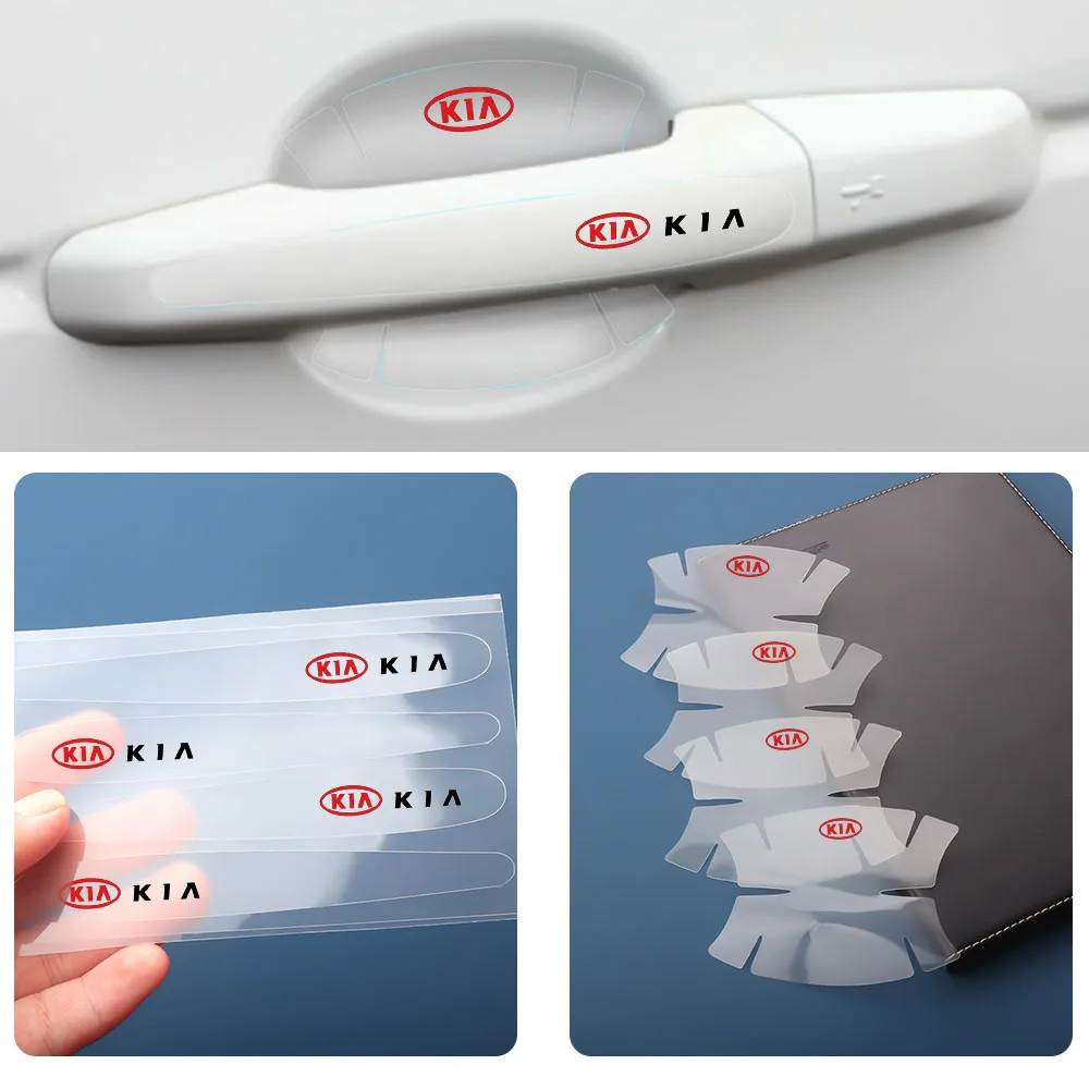 

Дверная ручка автомобиля, защита от царапин, невидимая прозрачная наклейка для KIA Rio Ceed Sportage Cerato Soul Sorento Picanto Niro