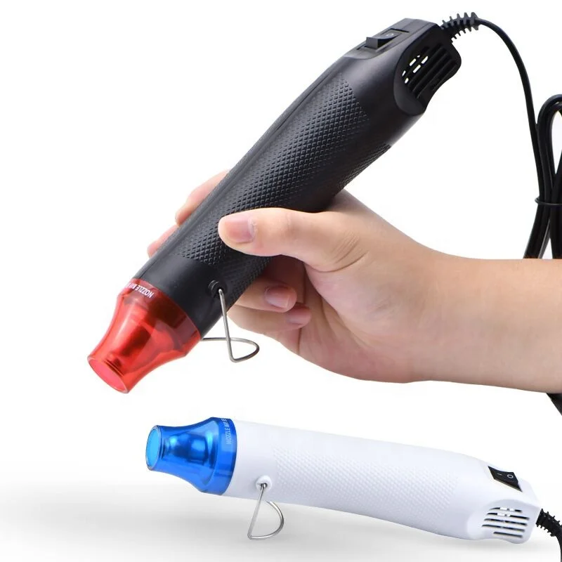 

220V Hot air gun hot shrinkable sheet soft ceramic rubber seal convex powder DIY tool manual hair dryer