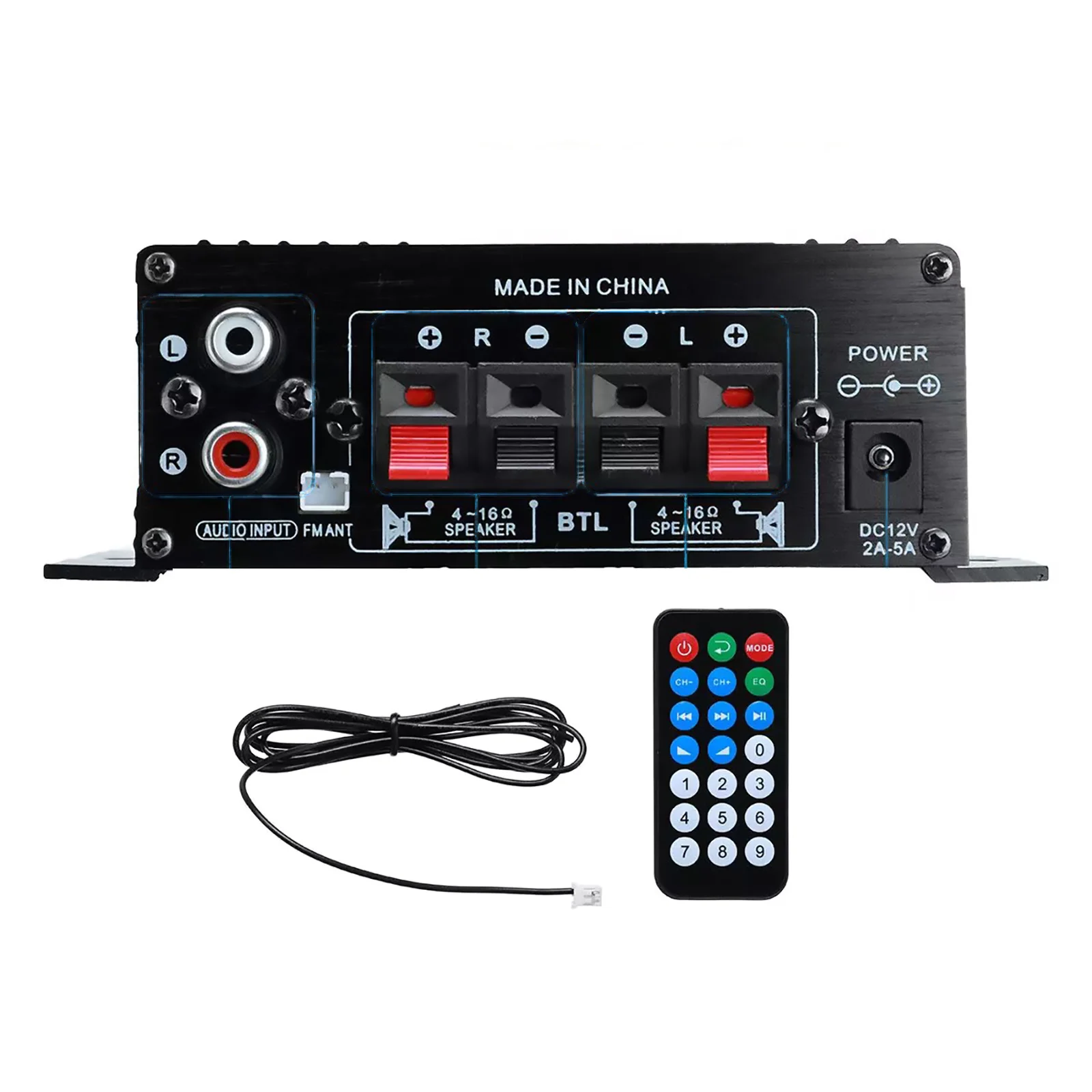 Звуковой усилитель канал 2 0 Mini HiFi Bluetooth цифровой аудио мощности стерео AK370 12 В для