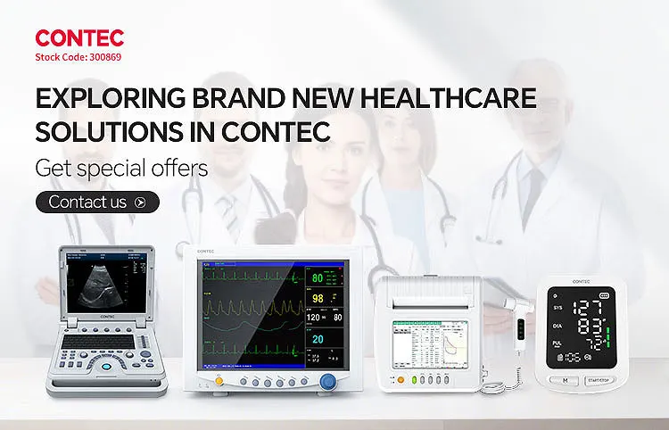 Фото Портативный эхокардиограф CONTEC CMS1600B, ультразвуковой сканер для больниц, диагностическое оборудование №1