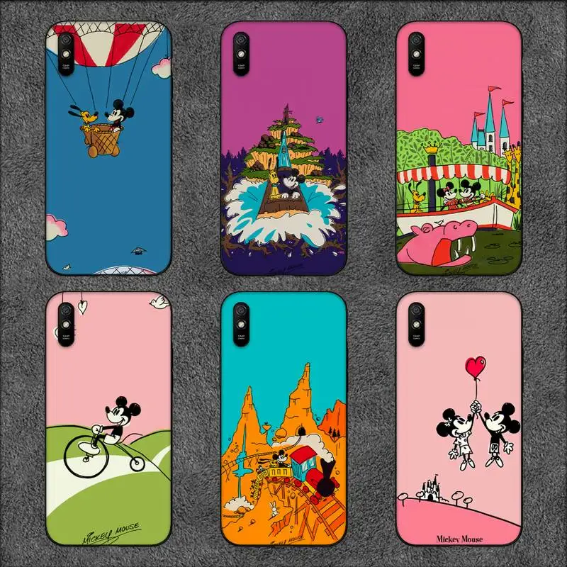

Disney Mickey Vintage Phone Case For Xiaomi9 10 11PRO LITE Redmi NOTE7 8 9 10A PRO K40 Poco3 Shell