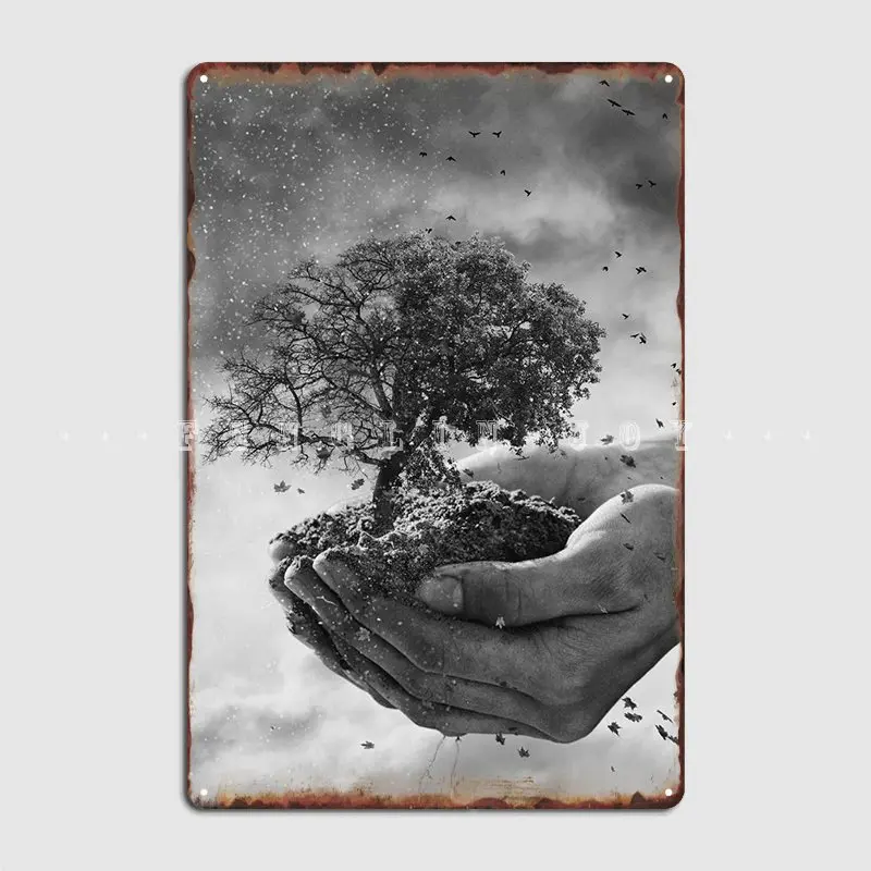 

Tree Of Life Poster Metal Plaque Mural Painting Pub Pub Garage Retro Tin Sign Poster