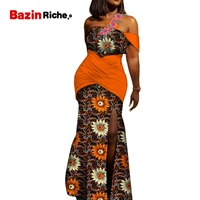 african dresses for women party sexy side slit maxi dress print dashiki outfits elegant traditional clothing plus size wy10109
