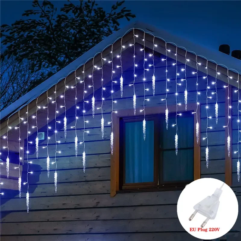 350 См Светодиодные Гирлянды Для Улицы Европейская Вилка Рождественский