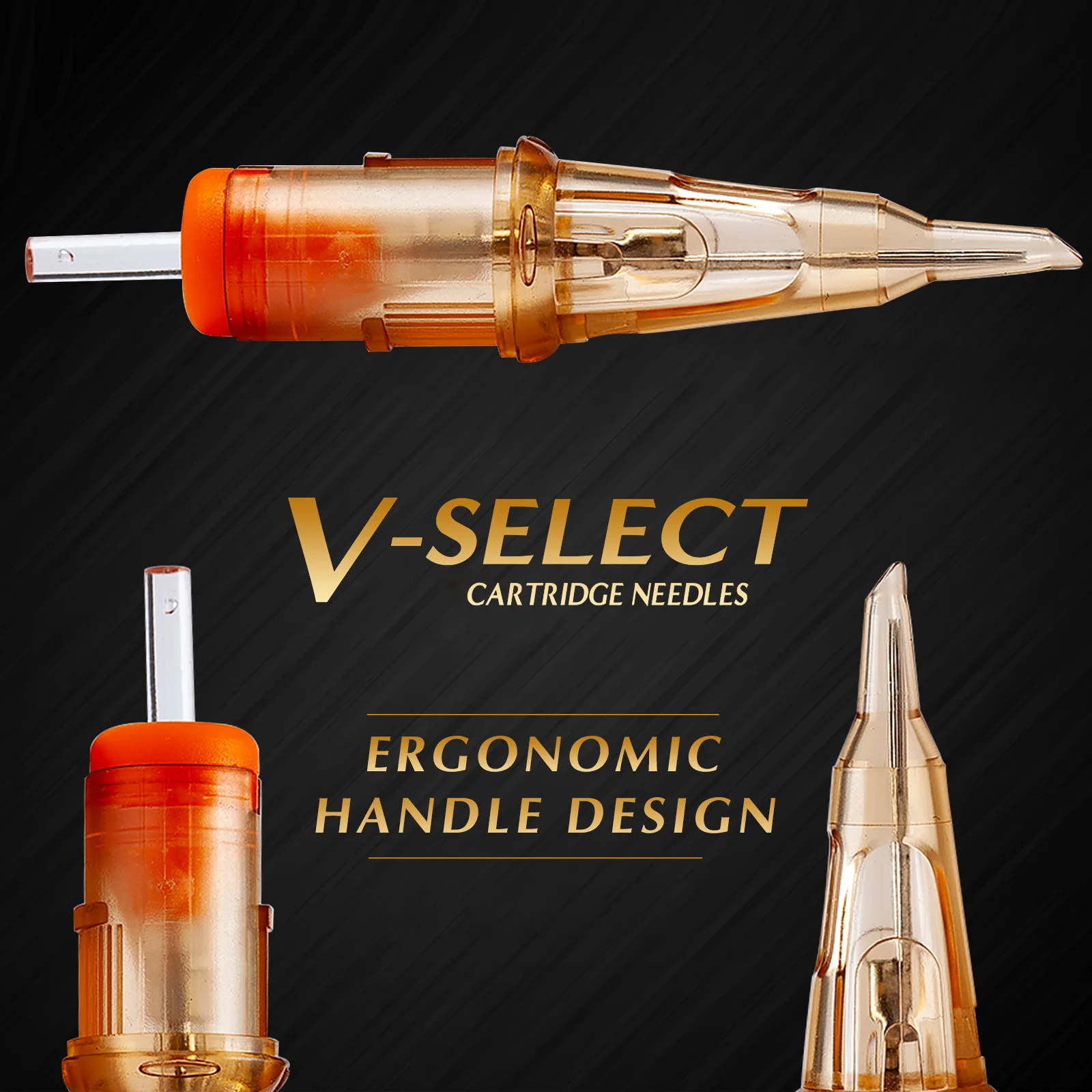 EZ V Select Cartridge Tattoo Needles #12 0.35mm Round Shader Permanent Makeup  for Tattoo Machine Pen Grips 20pcs/Box